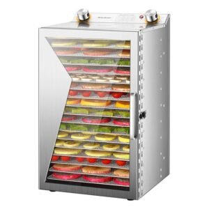 18 Tray Food Dehydrator Knob Control (2)