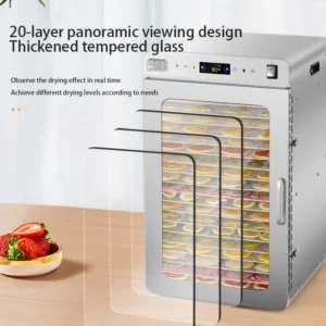 16 Tray Food Dehydrator with Touch Control & Ozone Function (6)